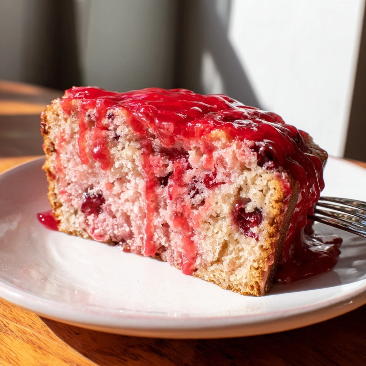 Vibrant bar cake featuring Monster Energy and cherry soda, bursting with sweet cherry flavor.