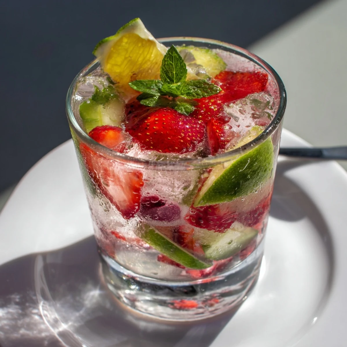 Crisp cucumber and fresh herbs elevate these hydrating water-based mocktails beautifully.