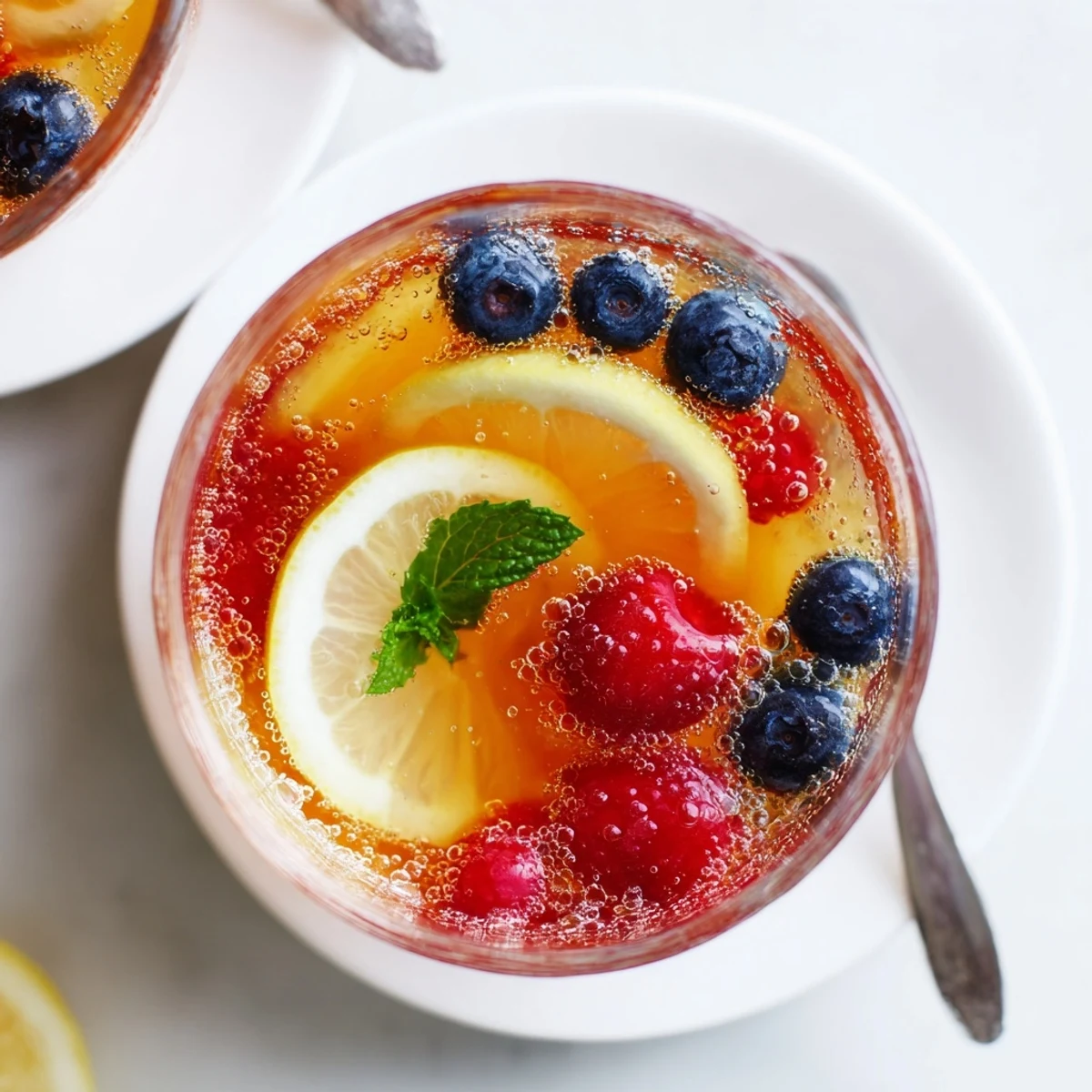 Homemade fermented drinks are perfect mocktails to serve chilled with fresh herbs.  
