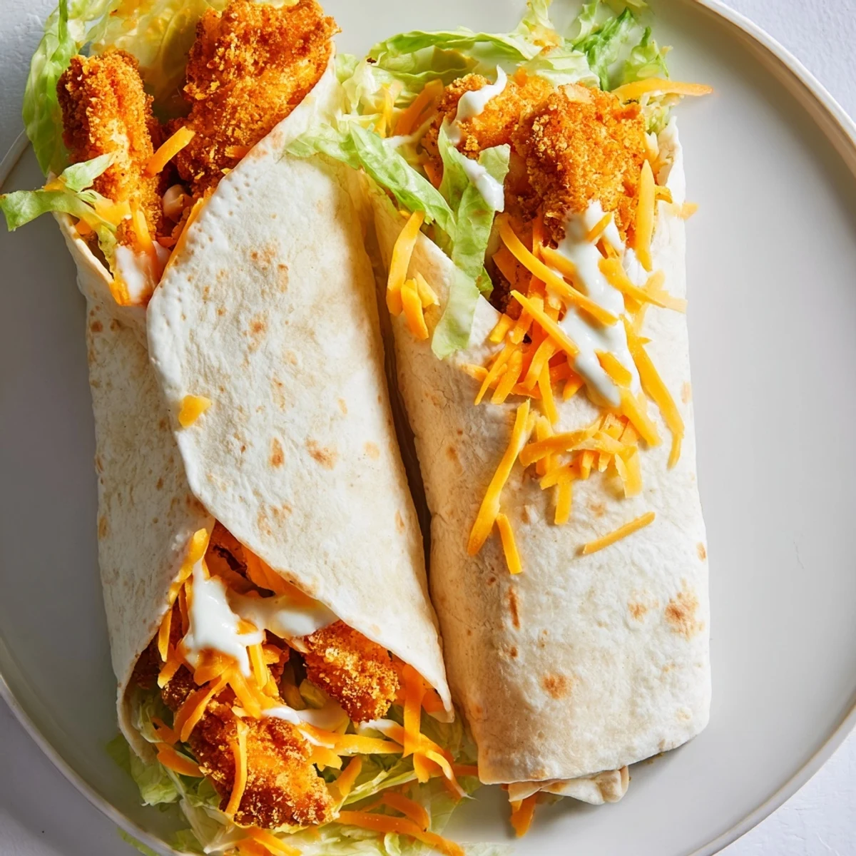 Crispy Chicken Ranch Wrap