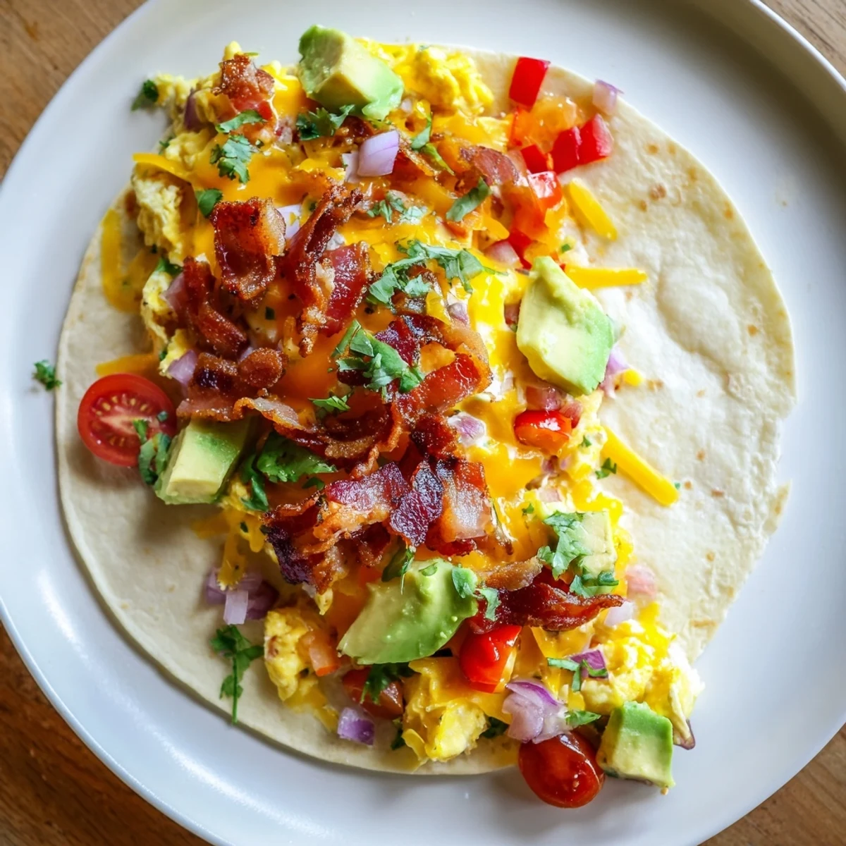 Golden-brown Easy Festive Breakfast Burrito Wraps, perfect for a hearty and satisfying breakfast meal.