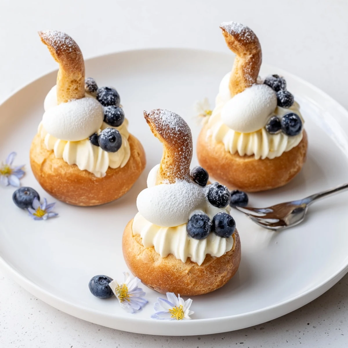 Delicate Plateau Cygne Pâtisseries Aériennes, light and airy, are elegantly arranged on a serving platter.