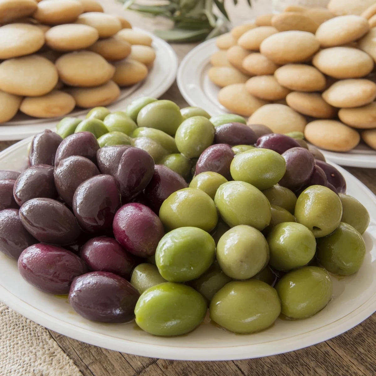 Imagine the textures: The Roman Colosseum Snack Platter, a delightful party appetizer, ready to enjoy.