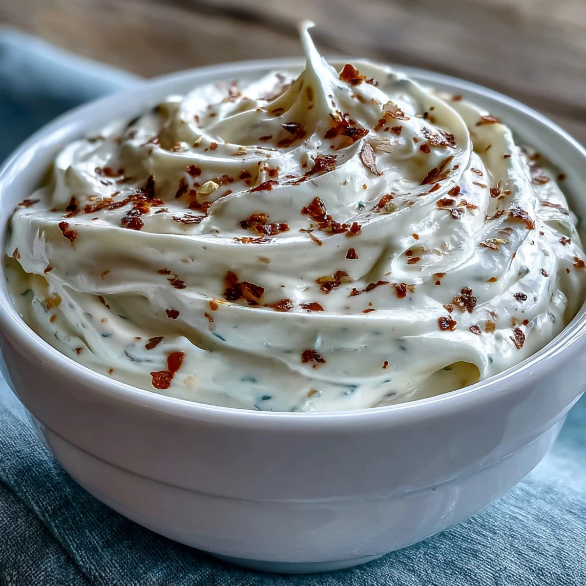 Creamy Southwest Ranch Sauce in a glass jar, garnished with fresh cilantro and a lime wedge for zesty dipping.