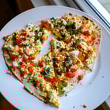 Turkish Menemen Eggs Pizza