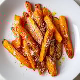 Roasted to perfection, these savory Parmesan Baby Carrot Chips offer a sweet and crunchy alternative.
