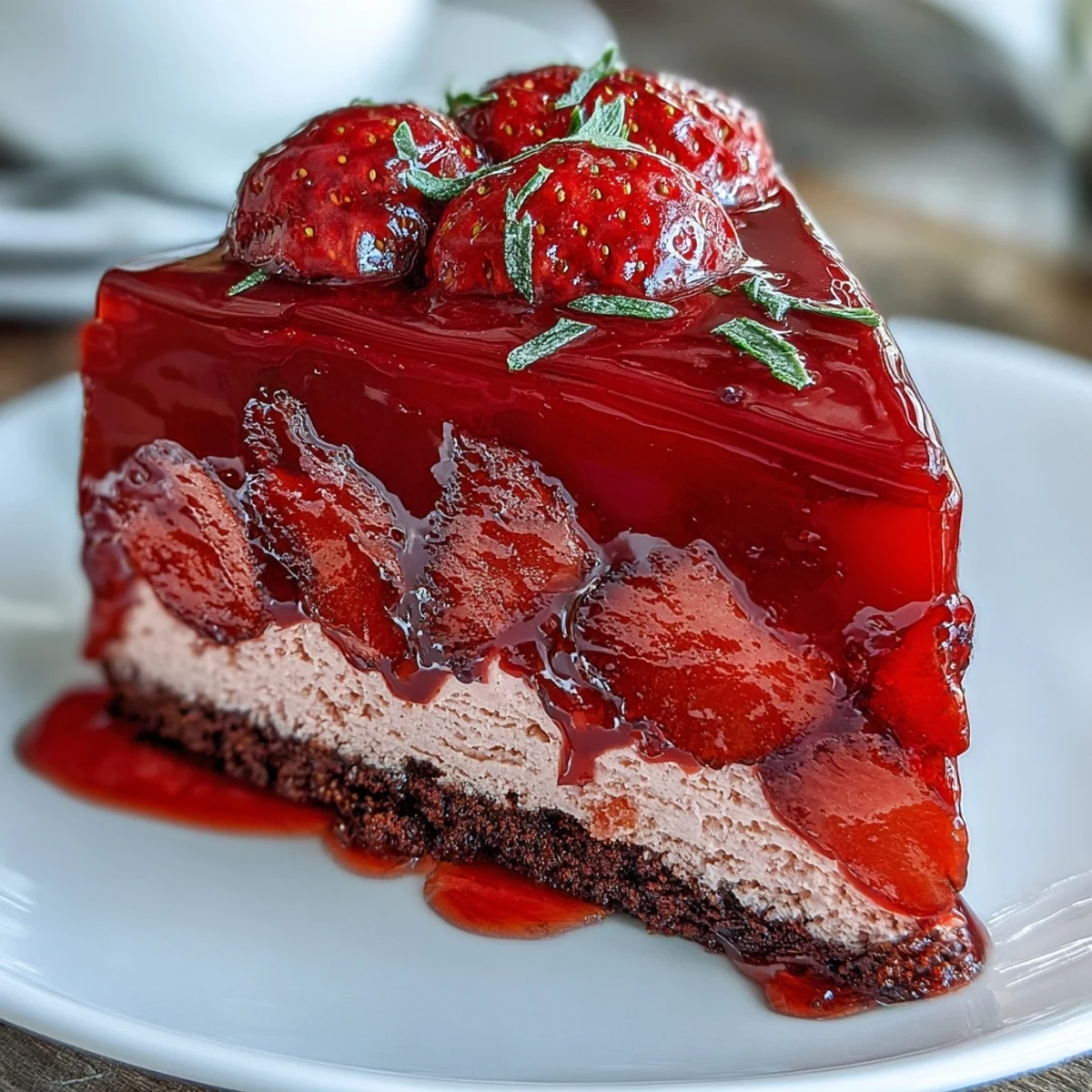 Valentines Day Strawberry Mousse