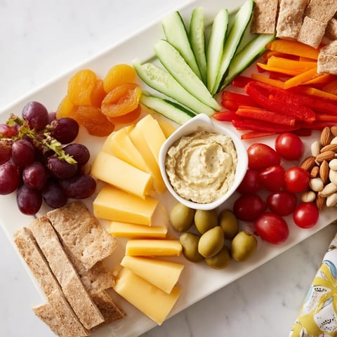 Arrowhead charcuterie board: A beautiful display of cheeses, meats, and veggies arranged to point toward dip.