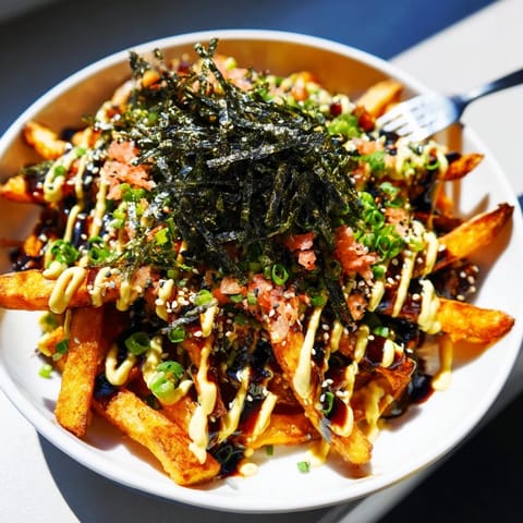 Japanese Okonomiyaki Loaded Fries