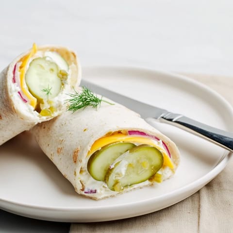Pickle Cheese Tortilla Snack