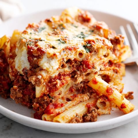 Baked Ziti Meat Sauce