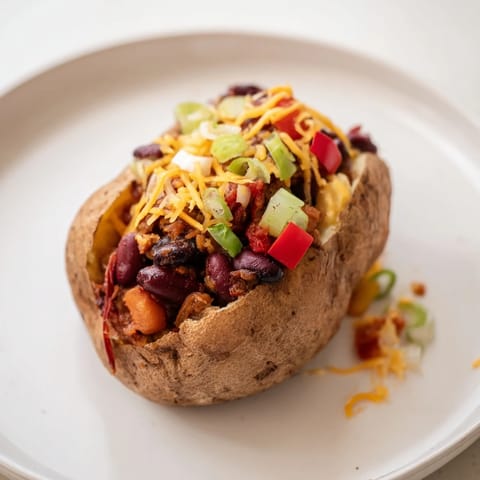 Chili Style Baked Potatoes
