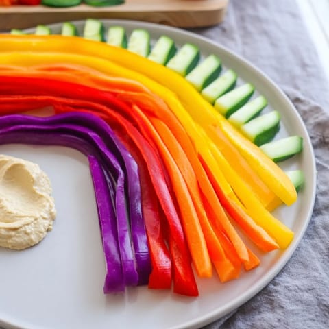 Rainbow Arch Veggie Sticks