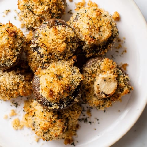 Ranch Seasoned Crispy Mushrooms