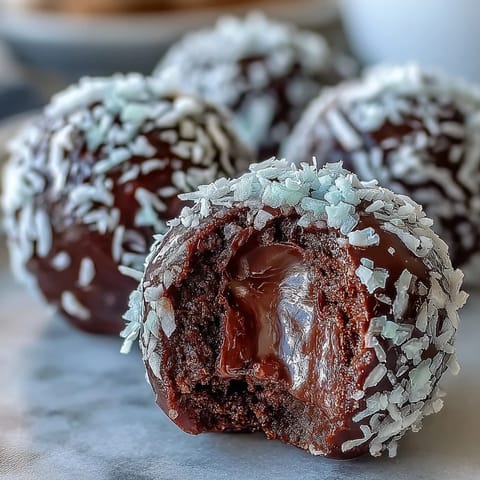 Rich, no-bake Vegan Chocolate Avocado Truffles served with coffee for an elegant dessert.