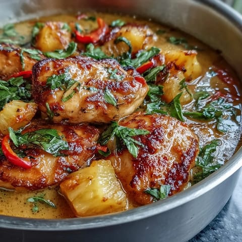 One-Pot Chicken Pineapple Curry