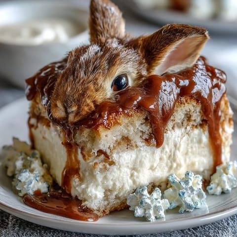 Adorable Sparkle Easter Bunny Cake with Gold Sprinkles, fluffy vanilla layers frosted in buttercream and covered in shimmering gold accents for a festive Easter centerpiece.