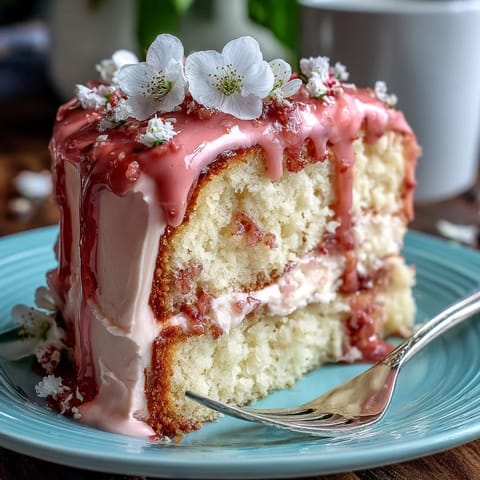 Mothers Day Pink Ombre Cake