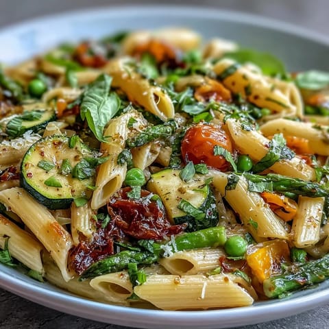 Spring Pasta Primavera Veggies