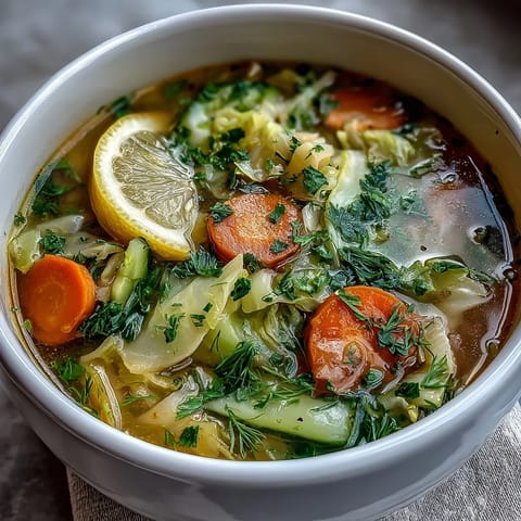 Spring Detox Cabbage Soup