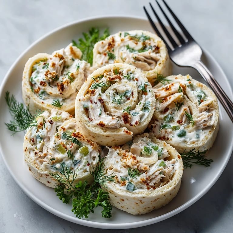 Freshly sliced Dill Pickle Ranch Chicken Pinwheels showcasing the creamy ranch and pickle-filled chicken snack.
