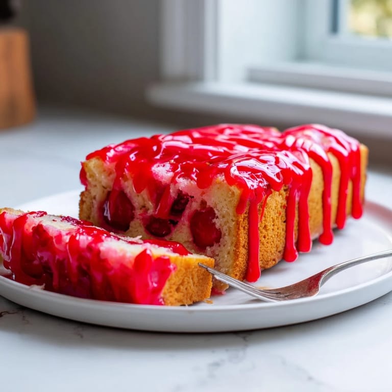 Deliciously chewy Monster Energy Cherry Soda Bar Cakes adorned with maraschino cherries.