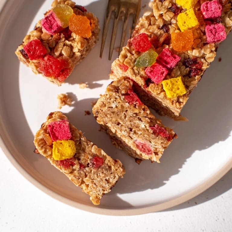 Wholesome oat base combines with vibrant gummies for a fun, homemade treat.