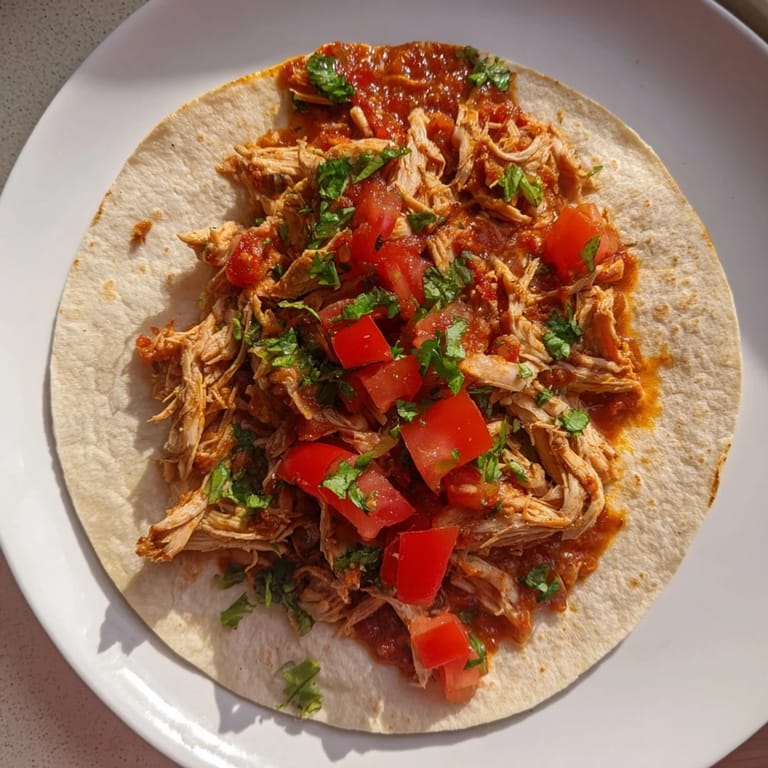 Savory, slow-cooked Crock-Pot shredded chicken tacos, perfect for a flavorful weeknight family dinner.