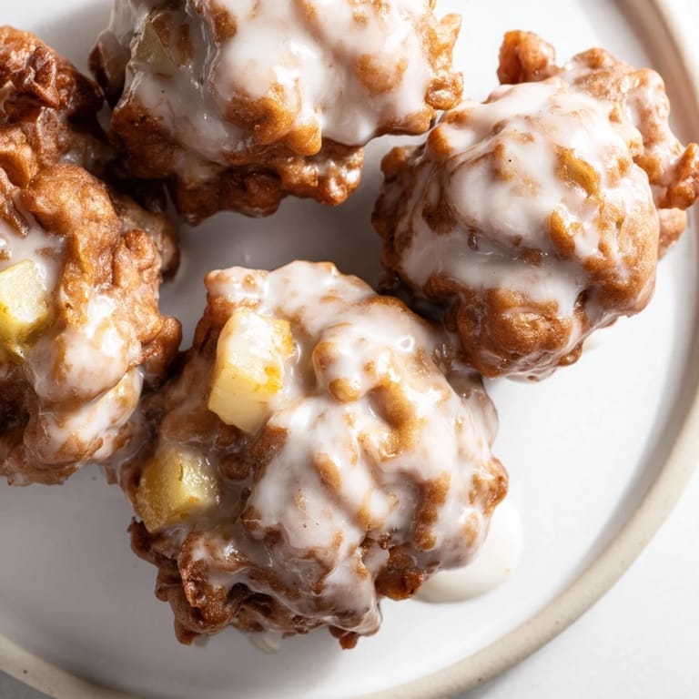 Warm, delicious homemade apple fritters, a classic American dessert perfect for a weekend treat.