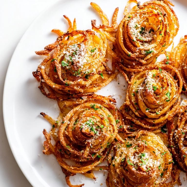 Perfectly seasoned Tornado Potatoes, roasted until golden, a delicious vegetarian side dish option.