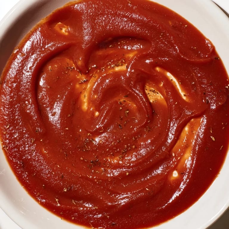 Enjoy a steaming bowl of pasta smothered in rich Instant Creamy Marinara Hack, ready in just ten minutes; unbelievably easy!