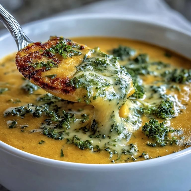 Oven-roasted butternut squash and broccoli florets for cheddar soup, lightly caramelized on a parchment-lined baking sheet before blending.