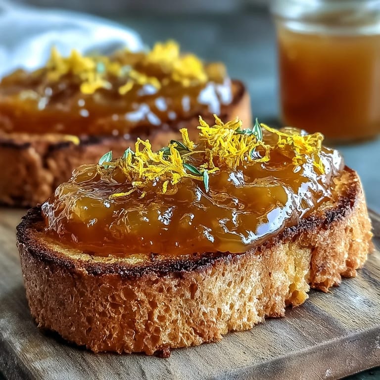 Close-up of homemade dandelion jelly, its bright yellow hue shimmering with a light, honey-like sweetness.